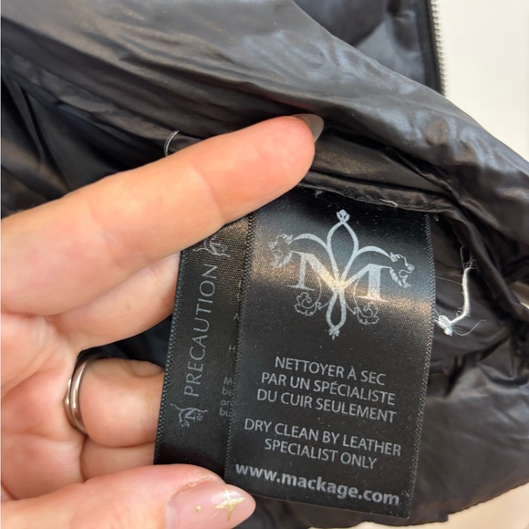 Mackage Women's Black Puffer Jacket - Picture 8 of 10